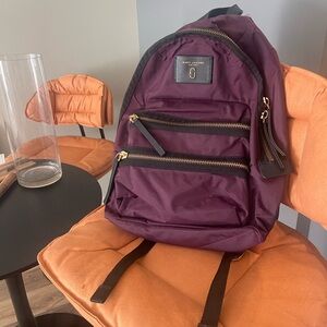 Marc Jacobs purple nylon backpack